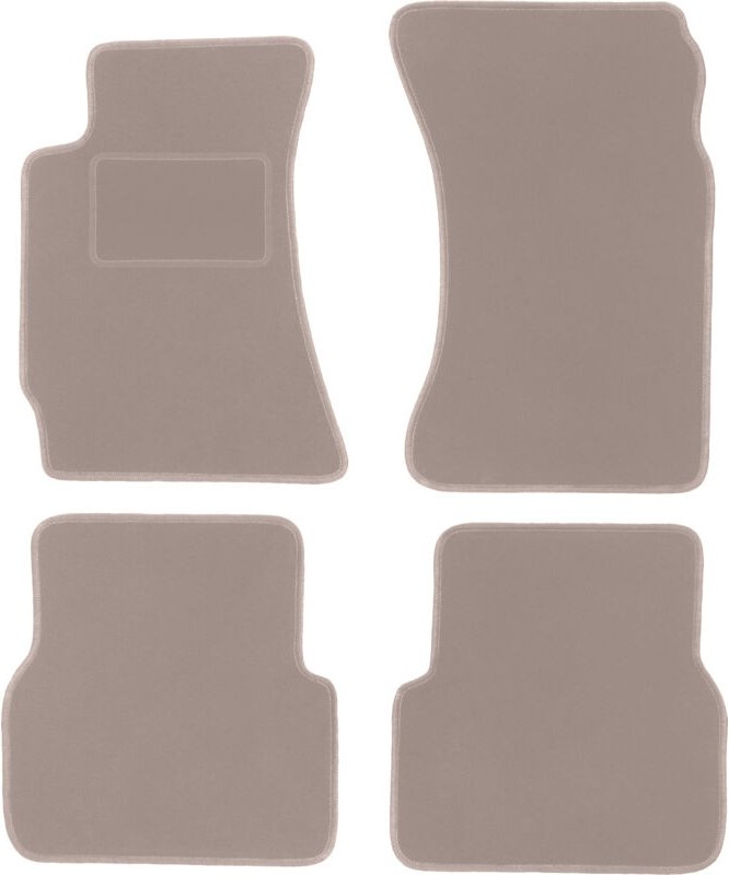 Beige Veloursmatten für: Subaru Forester II SUV (2002-2008)