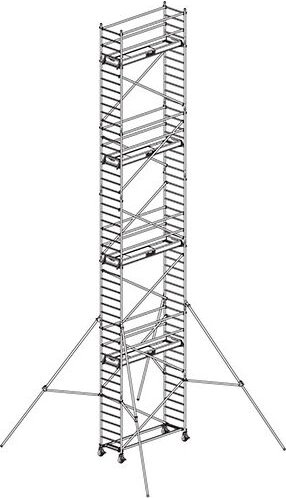 Geruest Experten - Fahrgerüst 3 Platteform - Maximale Arbeitshöhe 9.90m - 7230080