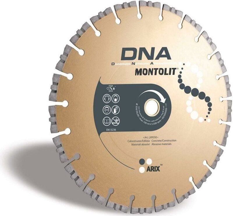 Diamantscheibe 400 Mm Fž£r Beton Bau Industrie Schleifmittel Granit Montolit Dna Lxr400