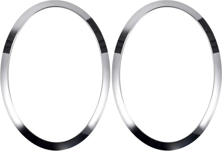 Thumbnail - Tlily - Für F55 F56 F57 03-18 Chrom Links Rechts Vorne Scheinwerfer Rahmen Augenbrauen Ring Abdeckung Trim