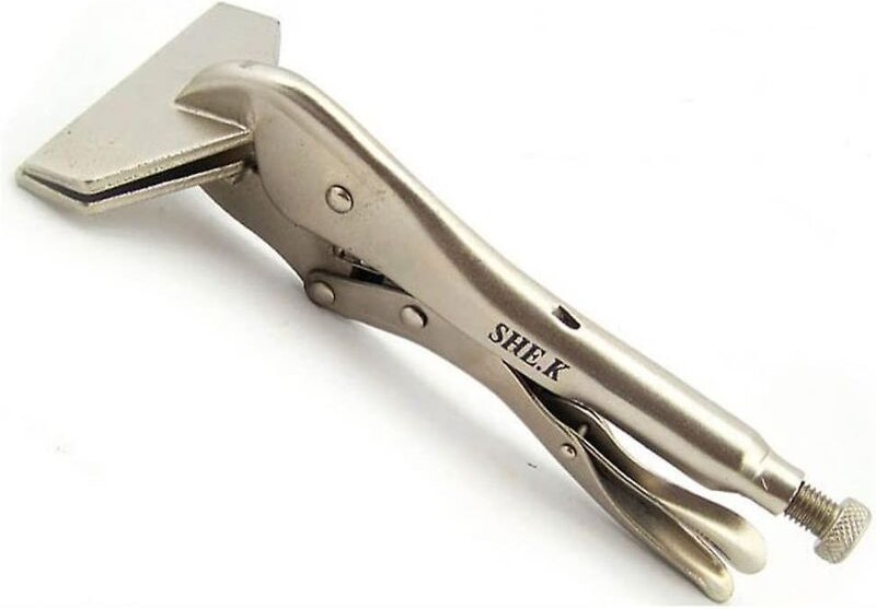 Ahlsen Blechklemmen, 250 mm, Schweißschraubstock, Visegrip Lock Vise Clamp Tools, verstellbare Öffnung