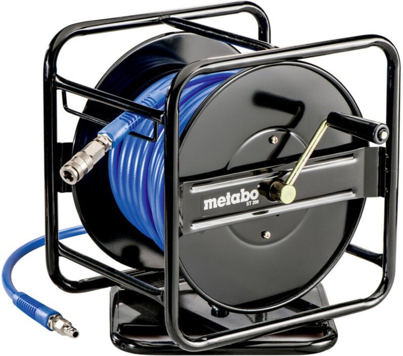Thumbnail - Metabo - Druckluft Schlauchtrommel st 200 drehbar 30 m Schlauch 8,5 x 12,5 mm