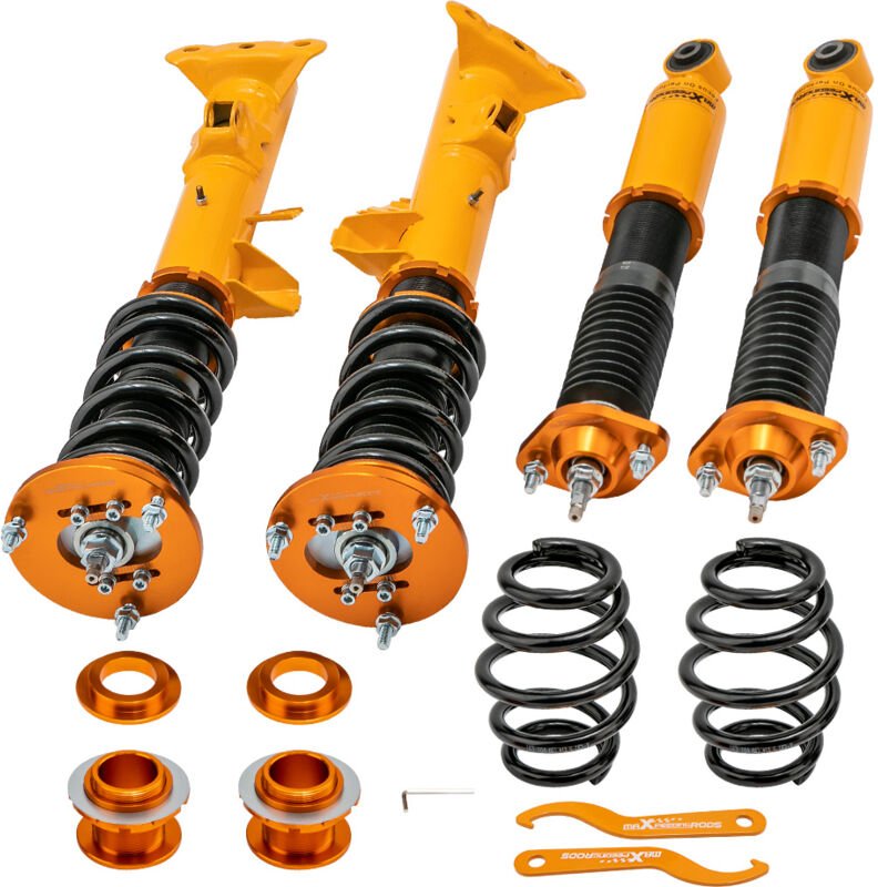 Gewindefahrwerk for bmw E36 Limousine Coupe Cabrio Touring mit Camber Plates