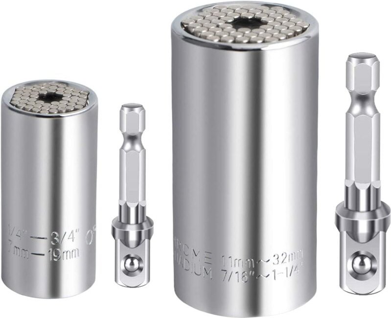 Universal-Steckschlüssel-Set, 7–19 mm, 11–32 mm, Bohrer-Steckschlüssel, Universalschlüssel, Mehrhandwerkzeug, Universal-...