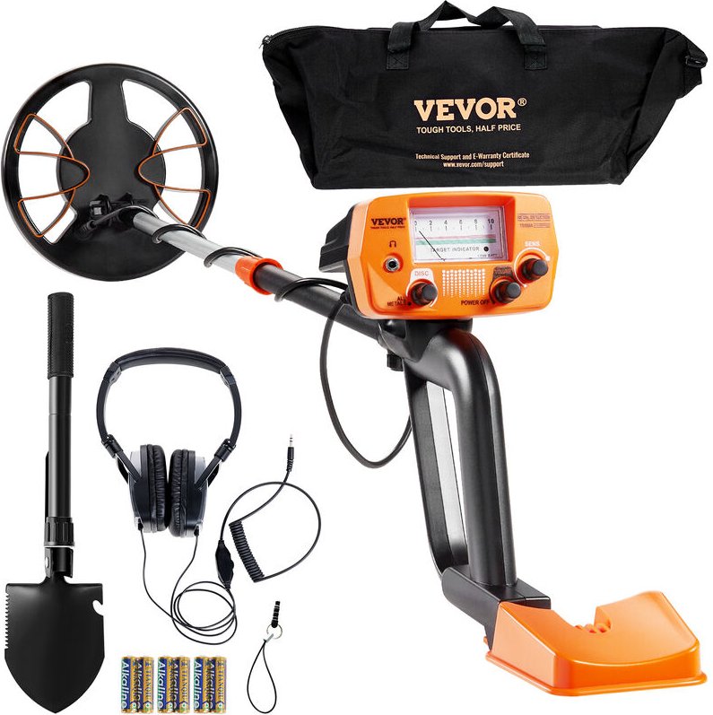 Thumbnail - Mophorn - vevor Metalldetektor Kit für Erwachsene Multifunktionaler Profi-Detektor mit 2 Modi Metallsuchgerät wasserdich...