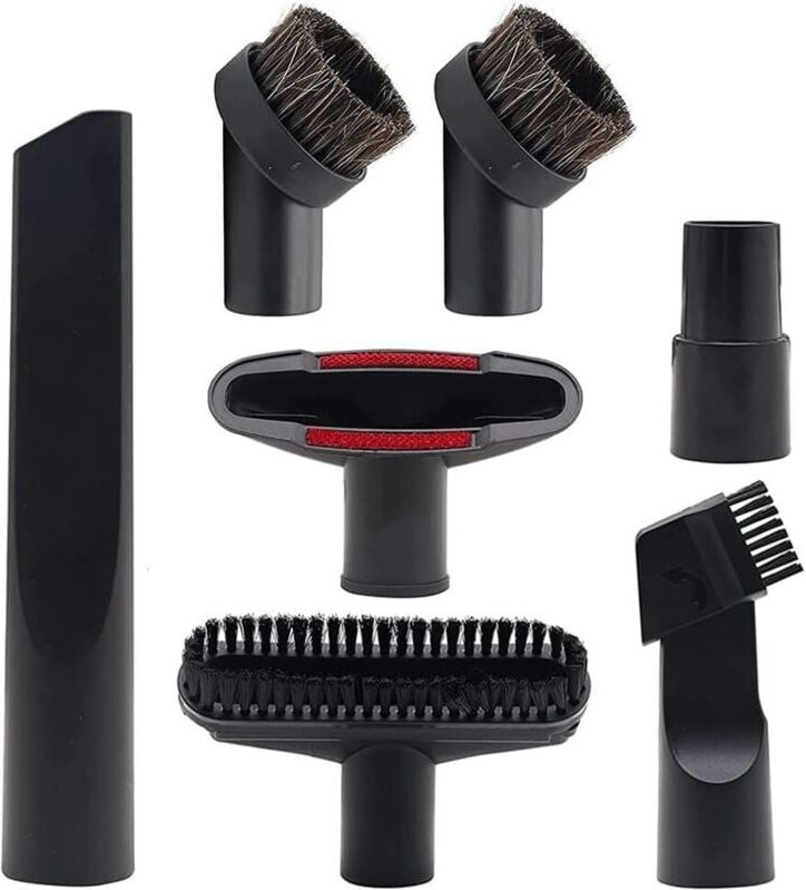 7 Stück Staubsauger Düsen Set 32-35 mm Staubsauger Aufsatz Universal Staubsaugeraufsätze Polsterdüse Matratzendüse Fugen...