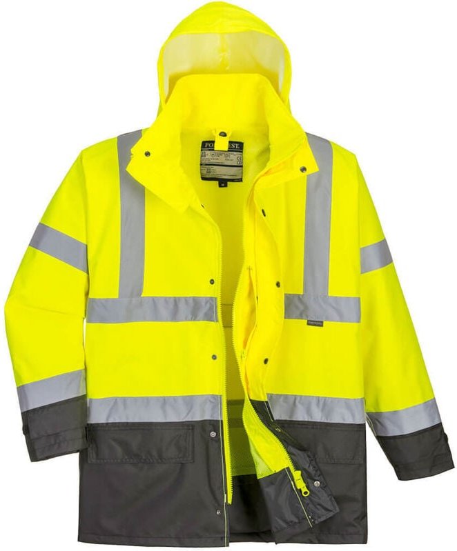 Bicolore Executive 5-in-1 Parka Gelb/Grau 3XL