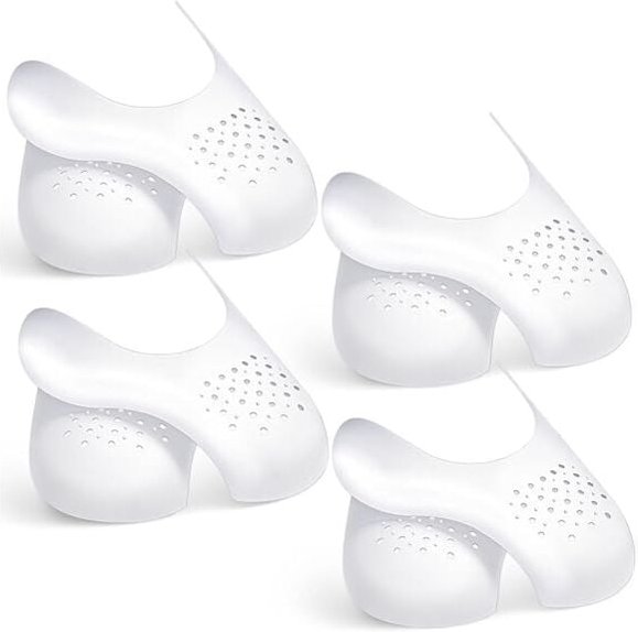 Sollbry - 4 Paar Air Force Schuhfaltenschutz, Sportschuhschutz gegen Schuhfalten
