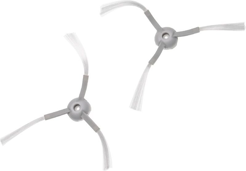 vhbw 2x Seitenbürste kompatibel mit Xiaomi Mijia G1 Saugroboter - Reinigungsbürsten Set, weiß