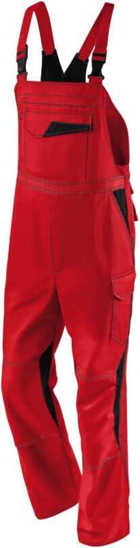 Kübler Workwear - Kübler Latzhose image dress new design mittelrot/schwarz Gr. 52