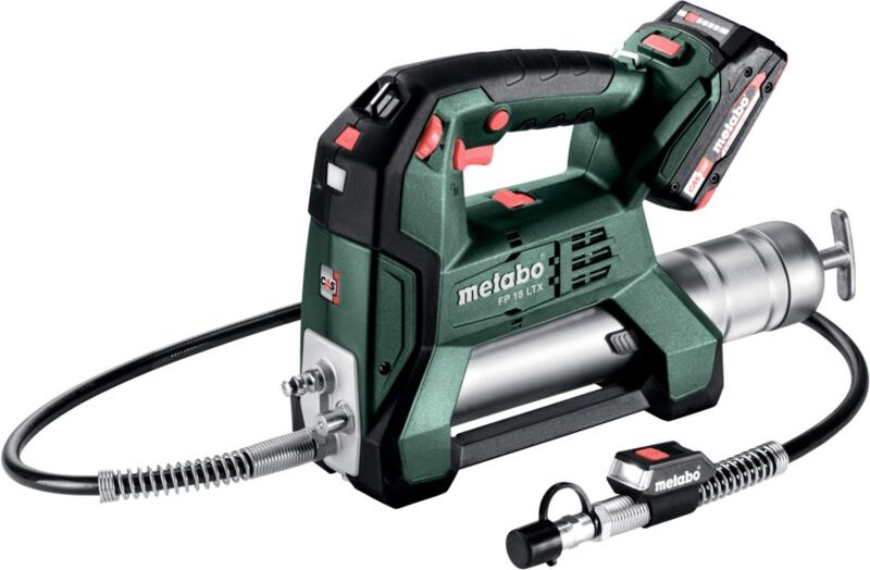 Thumbnail - Metabo - Akku-Fettpresse fp 18 ltx x 165 l, 18V 2x2Ah Li-Power + sc 30