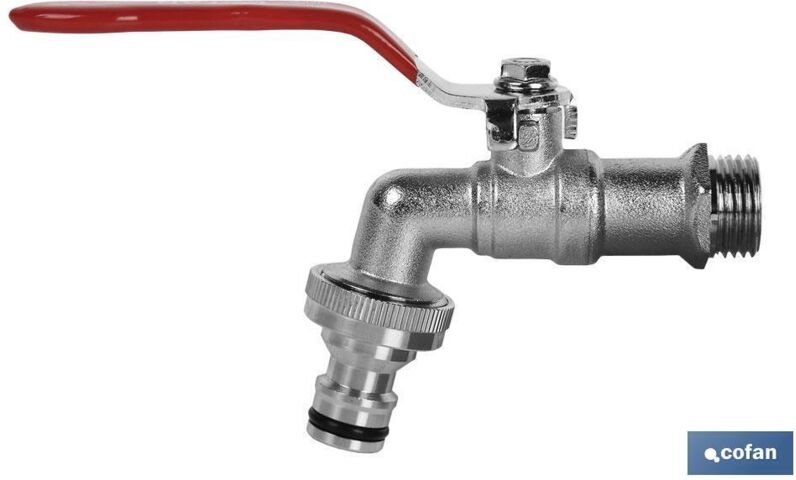 Wasserhahn mit Schlauchgriff 1 x 1