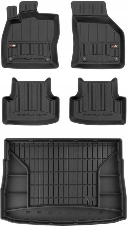 SET 3D Gummifußmatten VW Golf 7 HB 2012-2020 g