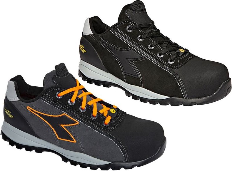 Thumbnail - Scarpe antinfortunistiche Geox Diadora glove tech low pro S3 ESD-Antracite/Arancione-35 - Anthrazit/Orange - 35 - Anthra...