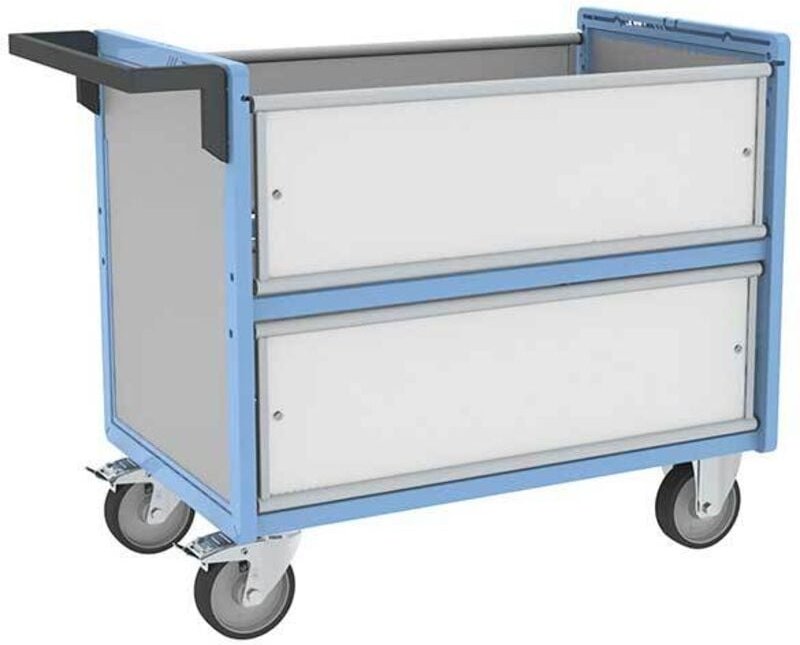 Offener Kastenwagen für Chemikalien - Platte 985x565mm - Tragfähigkeit 500kg - 800726222