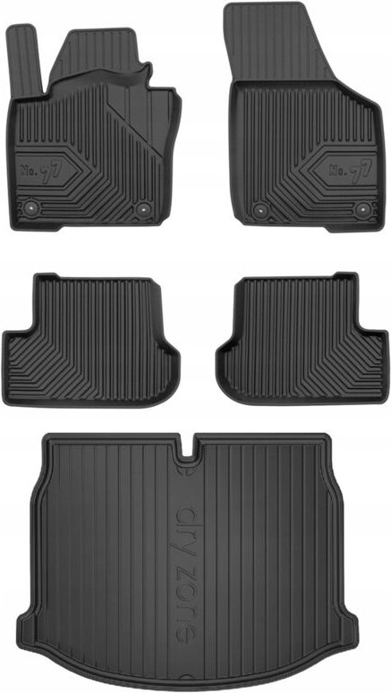 Thumbnail - SET 77 Fußmatten und Matten für VW Beetle Schrägheck 2011-2019