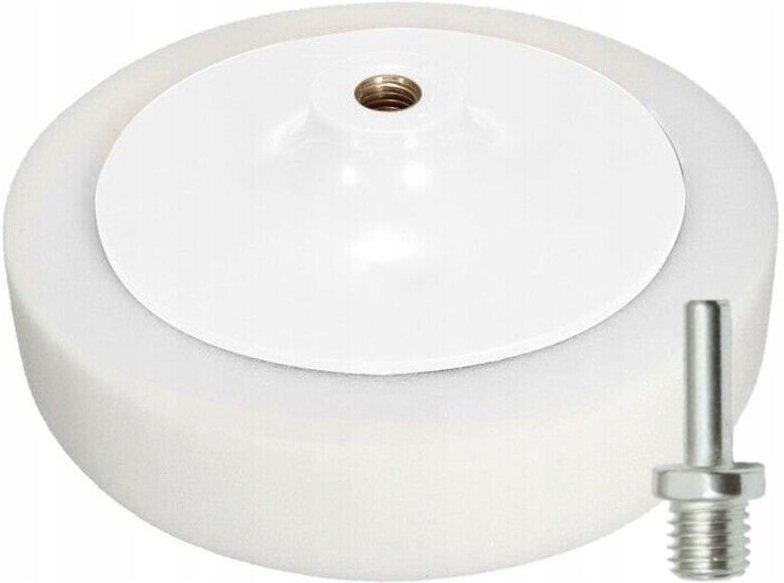 Polierschwamm-Pad 125 mm, stark abrasiv, für Bohrmaschinen, zum Polieren XXL