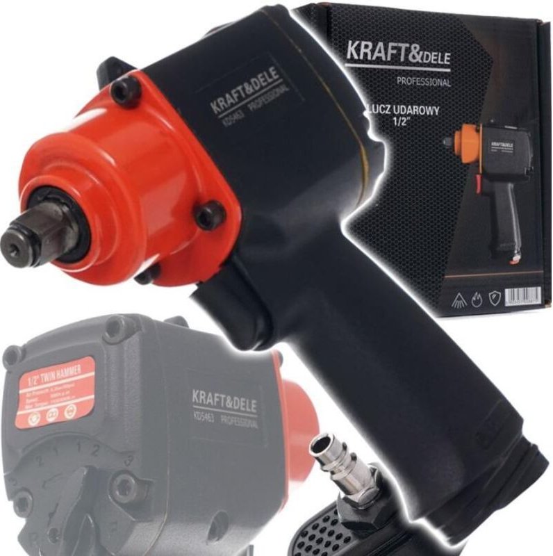 Kraft&Dele Druckluft Schlagschrauber 1/2" 1100 Nm Pneumatisch Druckluftschrauber