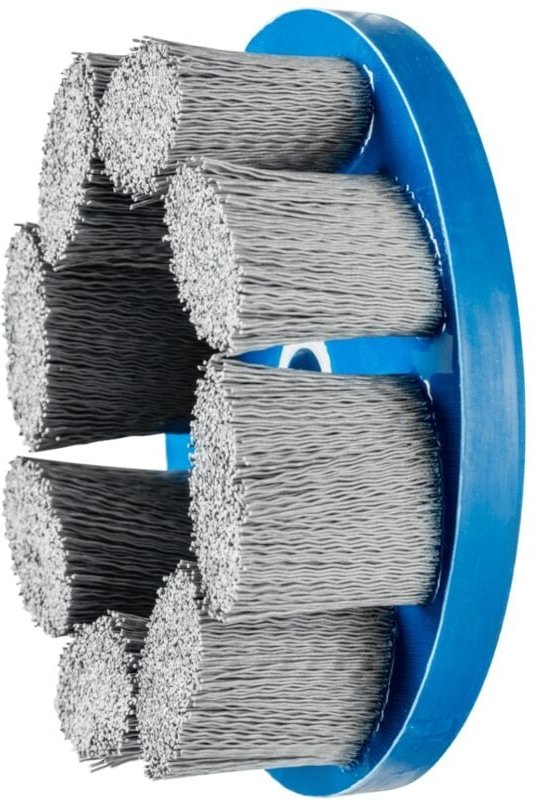 PFERD TOOLS COMPOSITE FLEX Tellerbürste DBU Ø 150x22,2 mm Bohrung SiC-Filament-Ø 0,55 mm Korn 320 stationär