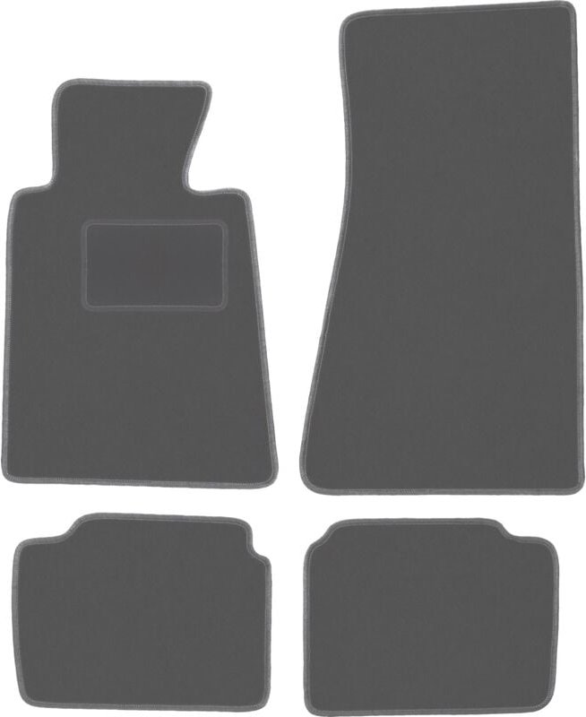 Graphit-Fußmatten für: BMW 5 E34 Limousine, Kombi, Touring (1988-1994)