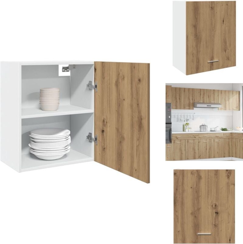 Hängeschrank Artisan-Eiche 50x31x60 cm Holzwerkstoff - Hängeschrank - Hängeschränke - Küchenschrank - Aufbewahrungsschra...