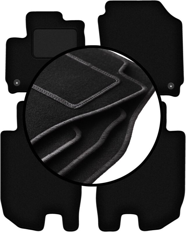 Komplettset Veloursmatten für: Honda HR-V III Crossover (2018-)