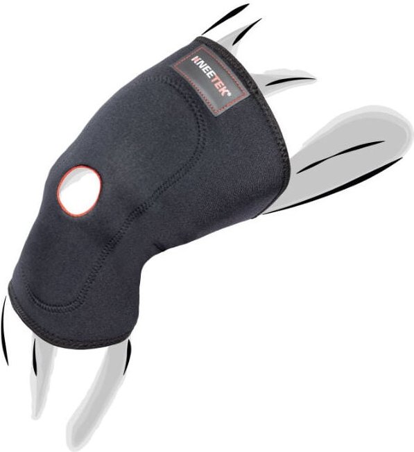 Kneetek - Kniebandage Schwarz t.m - 9050