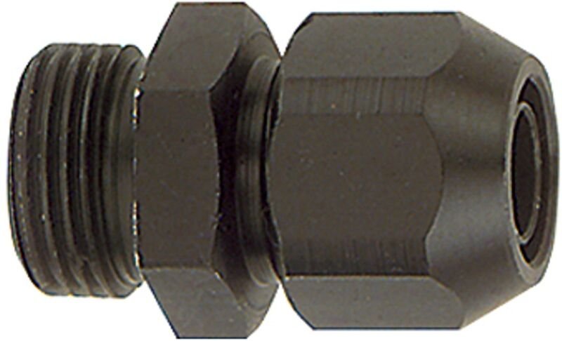 Einschraubverschraubung, Alu, für PVC-Gewebeschlauch 12x6, g 1/8 - Riegler