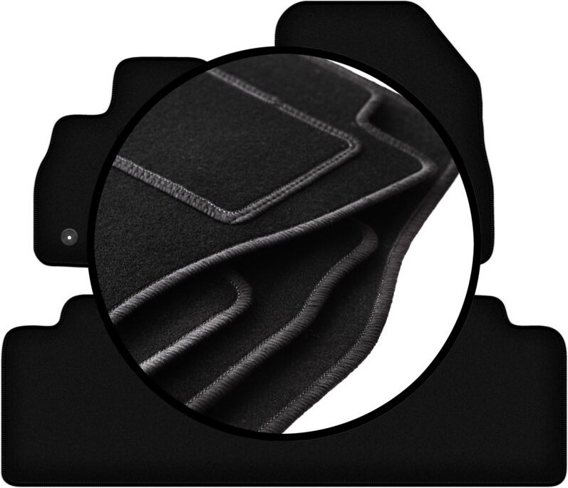 Komplettset Veloursmatten für: Renault Espace V Minivan (2015-)