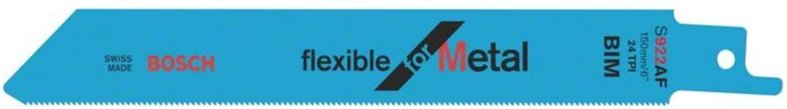 Säbelsägeblatt s 922 af, Flexible for Metal, 2er-Pack - Bosch