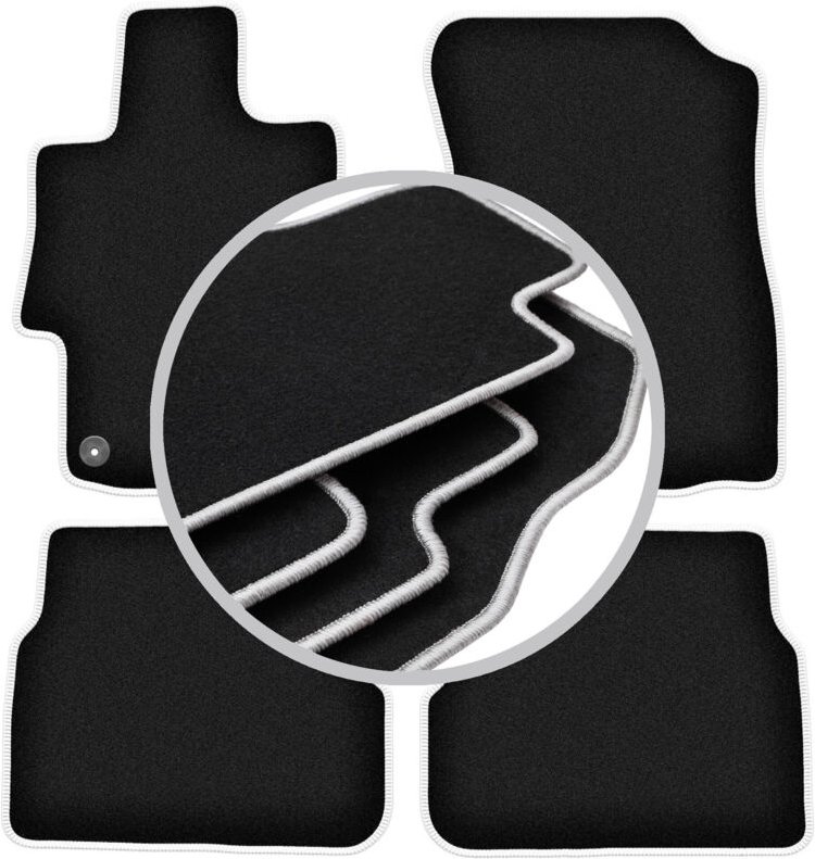 CARLUX-SILVER Autofußmatten für: Subaru XV II SUV (2019-)