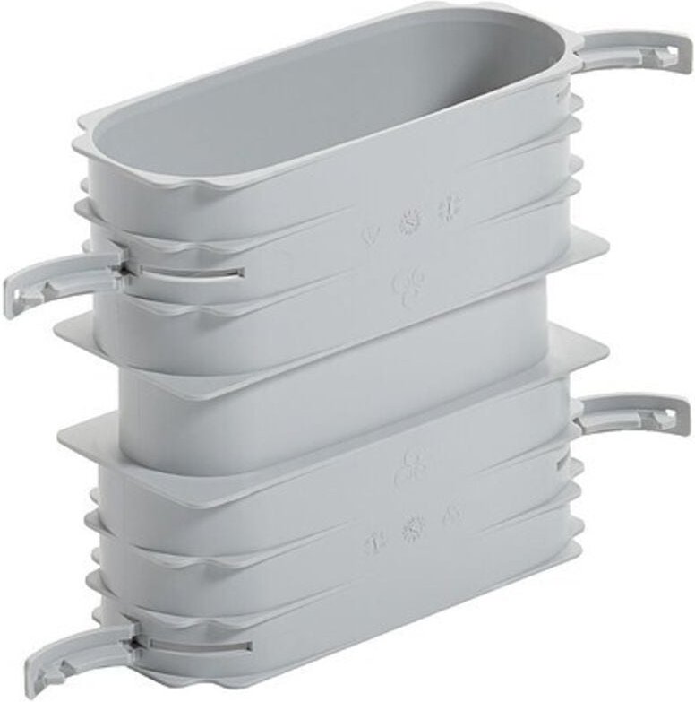 Vaillant Verbindungsmuffe Luftschlauch flach - 52 x 132 mm mit Dichtungen - 0020180839