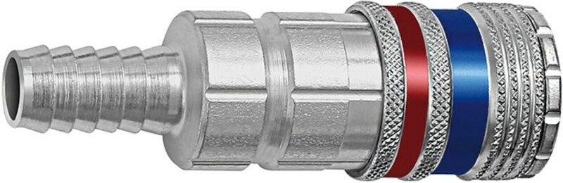 Sicherheitskupplung nw 7,6, Stahl/Messing verzinkt, Tülle lw 8 - Riegler