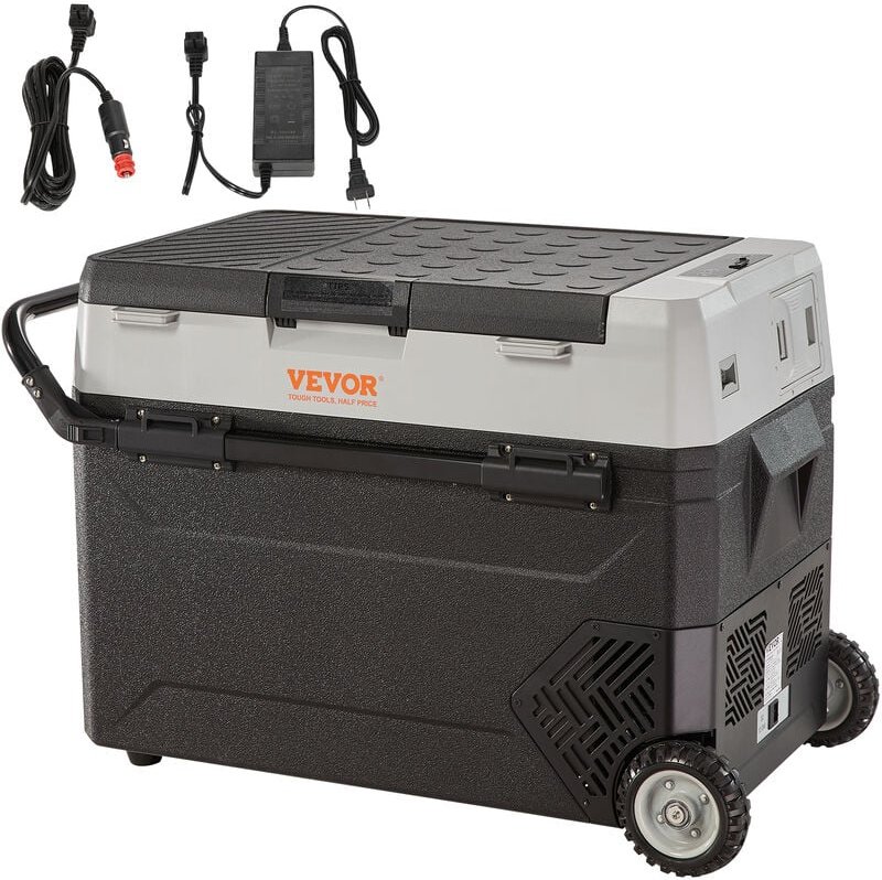 VEVOR 38 L Kühlbox 12 / 24 V Tragbarer Kühlschrank, Elektrische Gefrierbox Klein Gefrierschrank -20 10 ℃, Elektrische Ko...