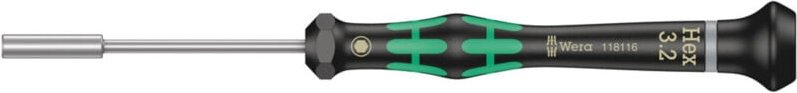 Elektronik-Schraubendreher Außensechskant 3,2 mm - Wera