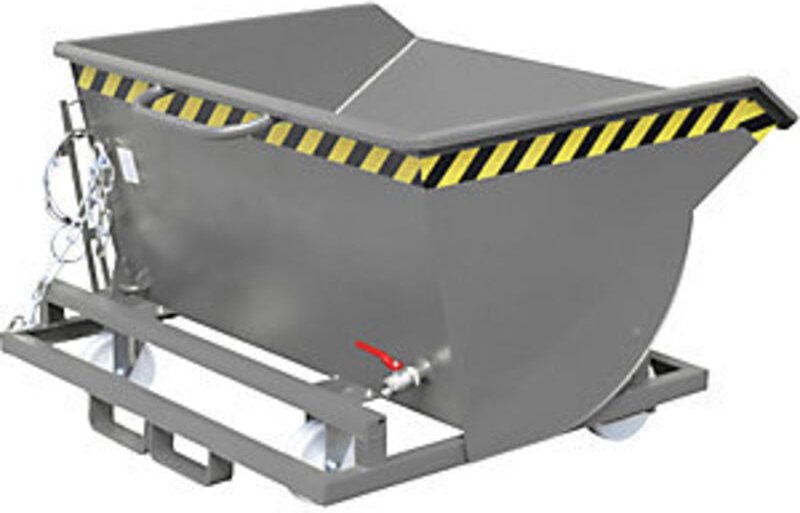 Bauer Spänebehälter SKM 50, lackiert, Mausgrau