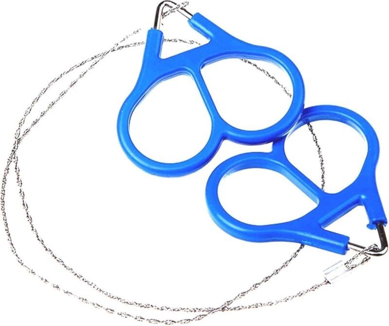 Gabrielle - Survival-Drahtsäge, Taschen-Seilsäge – tragbare Taschenkette – Metallkabelsäge, robuste Stahldrahtsäge, Tasc...