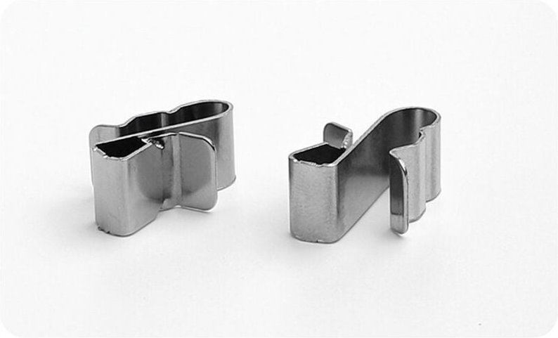 Shining House - 10 Stück Elektrokabel-Befestigungsklemmen, Edelstahl, Stützklemmen, Kabelmanagement, Kabelmanagementsyst...