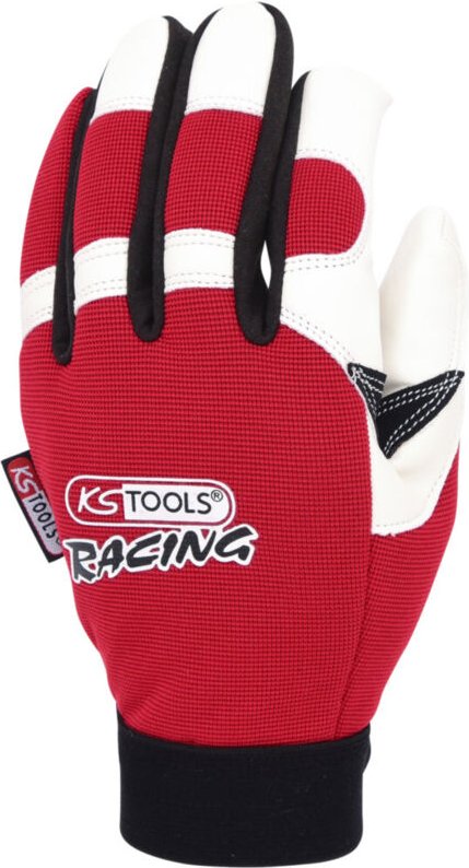 KS Tools Leder-Mechaniker-Handschuh, Vibrationsgedämmt, 9