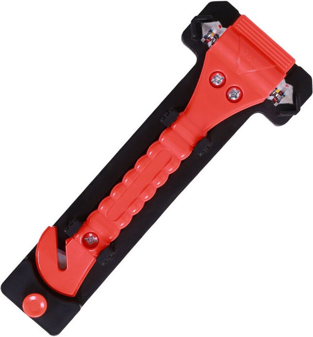 Csparkv - Set bestehend aus 1 Sicherheitsgurtschneider und Notfall-Fensterhammer