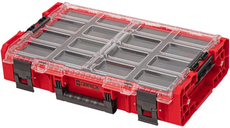 Qbrick System ONE Organizer XL 2.0 MFI RED Ultra HD Custom Organizer 582 x 387 x 131 mm 13,5 l stapelbar IP66