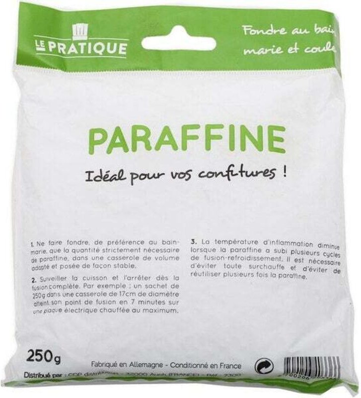 Lebensmittel-Paraffinperlen 250g Beutel LE PRATIQUE