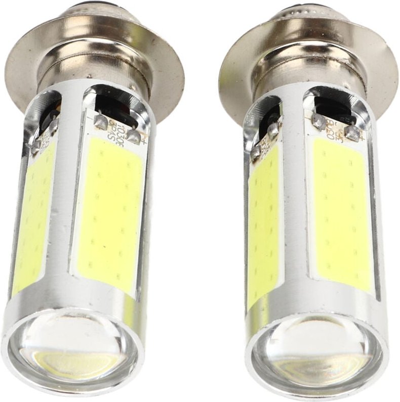 2x 6000K Weiß H6M cob led Motorrad/ATV Scheinwerfer Nebel Glühbirne PX15d P15D25-1 - Jeffergarden