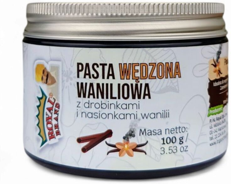 Geräucherte Vanillepaste 100 g Konzentrierter geräucherter Vanilleextrakt