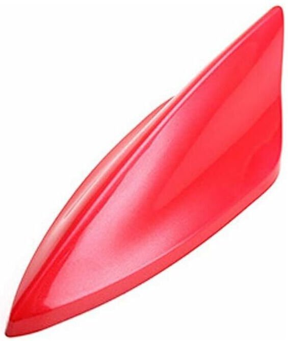Thumbnail - Autoantenne, Haifischflosse, Universal-Dachantenne mit Haifischflosse, Dachantenne mit wasserdichter Klebebasis, Rot