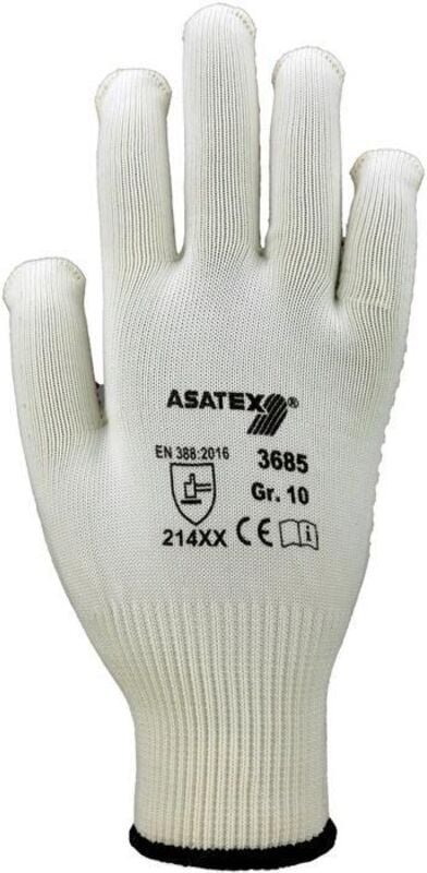 3685 Handschuhe Gr.9 rot co (innen)/PA (außen) Punktbenoppung - Asatex