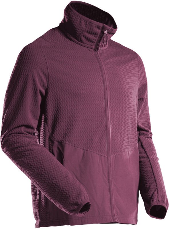 Microfleece Pullover mit Reißverschluss Microfleecejacke Gr. 2XL, bordeaux - Mascot