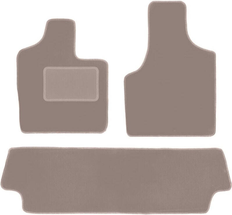 Beige Veloursmatten für: Chrysler Town&Country IV Minivan (2000-2008)