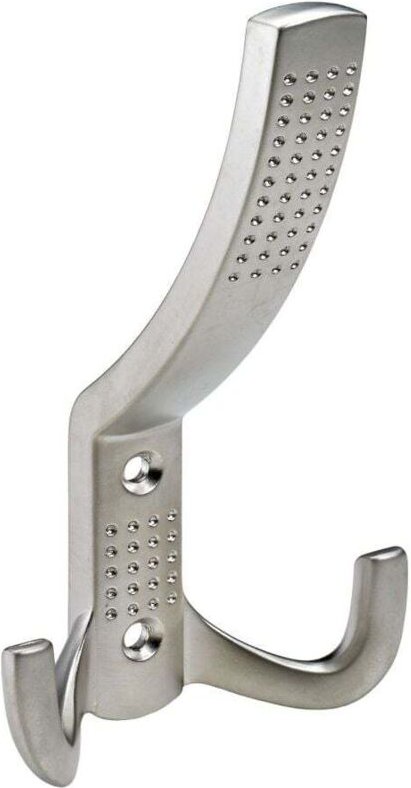 Hettich - Hut- und Mantelhaken Zinkdruc kguss, vernickelt, 1 Stück Wandhaken