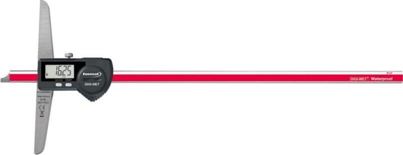 FORMAT Digitaler Tiefenmessschieber Gerade Messstange 300mm